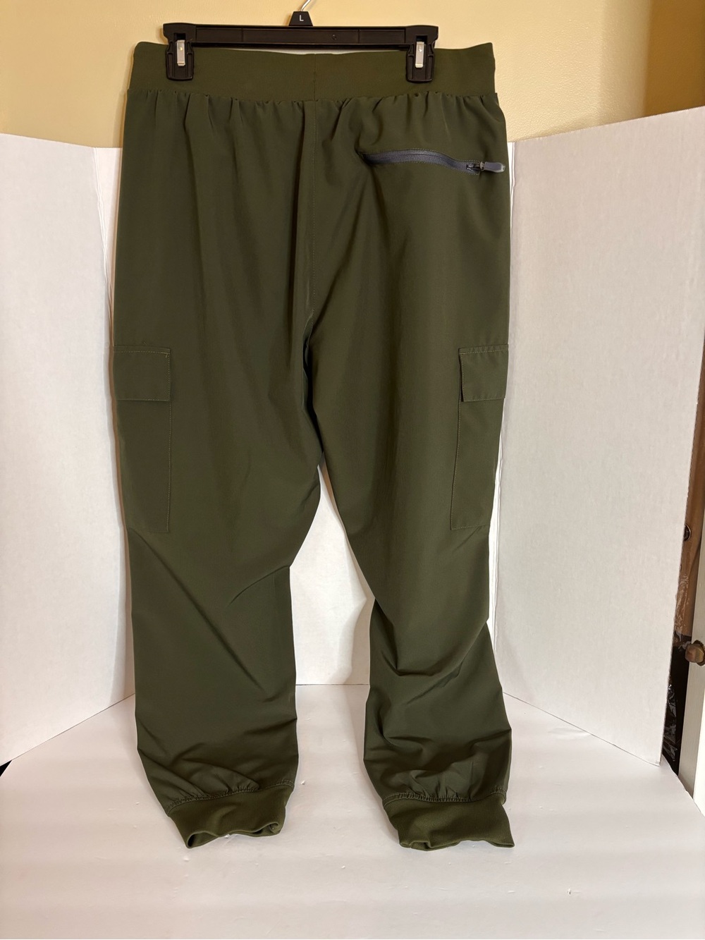 Olive Green Women's Cargo Jogger Pants